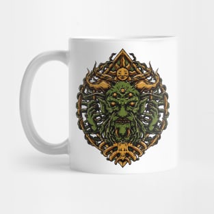 Shadowed Surya Demonic Hindu Sun God Mug